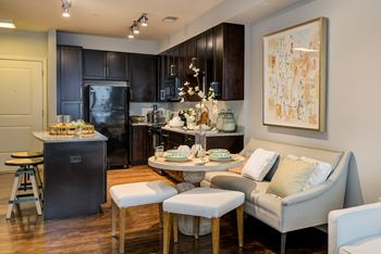 One and two bedroom floorplans, some with a den